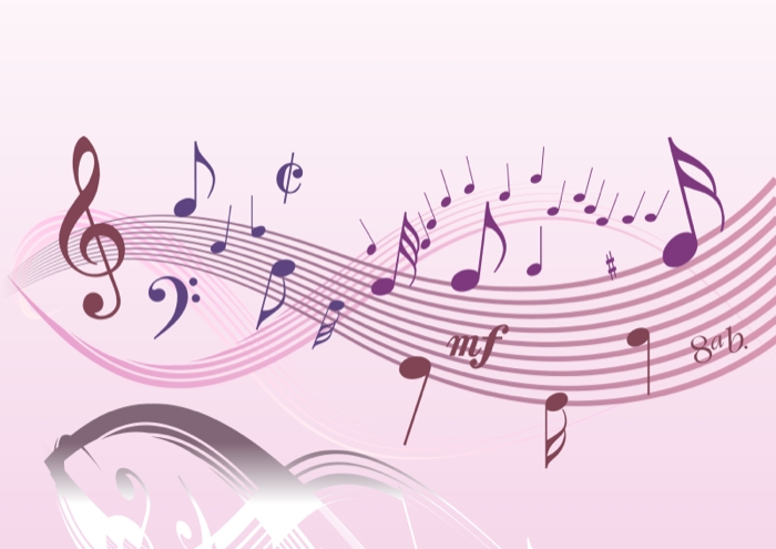 clip art floating music notes - photo #30