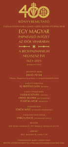 Pázmáneum könyvbemutató meghívó-Budapest